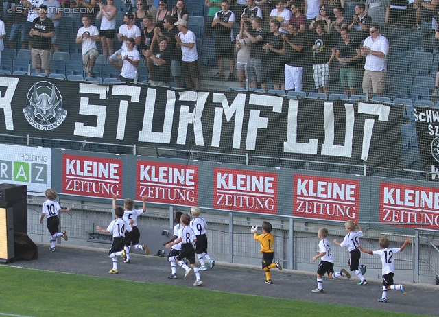 Sturm Graz Ankick 2012
Oesterreichische Fussball Bundesliga, SK Sturm Graz Ankick 2012, SK Sturm Graz - Partizan Belgrad, Stadion Liebenau Graz, 07.07.2012.

Foto zeigt Spieler der Sturm U7
