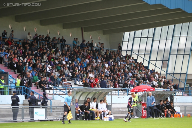 Wattens - Sturm Graz
OEFB Cup, 1. Runde, WSG Wattens - SK Sturm Graz, Alpenstadion Wattens, 13.07.2012. 

Foto zeigt eine Innenansicht im Alpenstadion Wattens
