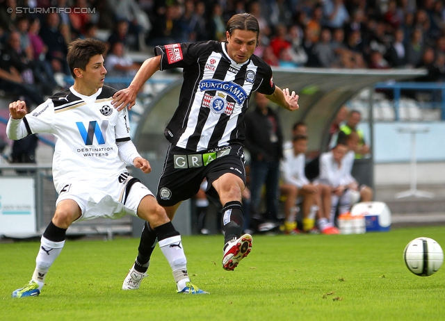 Wattens - Sturm Graz
OEFB Cup, 1. Runde, WSG Wattens - SK Sturm Graz, Alpenstadion Wattens, 13.07.2012. 

Foto zeigt Imre Szabics (Sturm)
