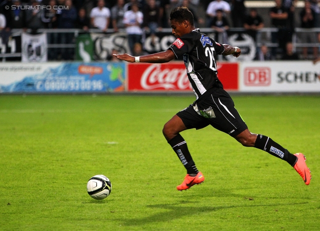 Wattens - Sturm Graz
OEFB Cup, 1. Runde, WSG Wattens - SK Sturm Graz, Alpenstadion Wattens, 13.07.2012. 

Foto zeigt Rubin Rafael Okotie (Sturm)
