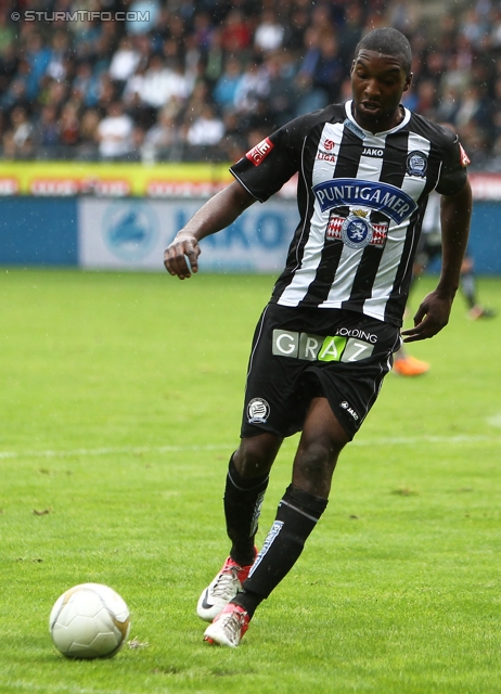 Sturm Graz - Salzburg
Oesterreichische Fussball Bundesliga, 1. Runde,  SK Sturm Graz - FC RB Salzburg, Stadion Liebenau Graz, 21.07.2012. 

Foto zeigt Richard Sukuta-Pasu (Sturm)
