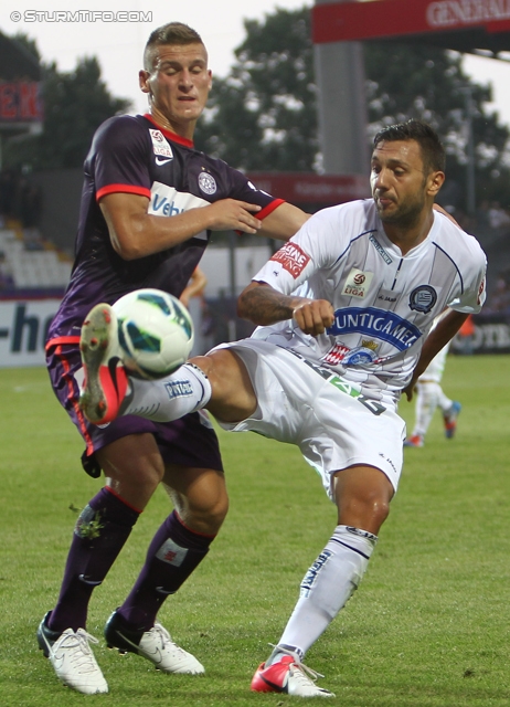 Austria Wien - Sturm Graz
Oesterreichische Fussball Bundesliga, 2. Runde,  FK Austria Wien - SK Sturm Graz, Franz-Horr-Stadion Wien, 28.07.2012. 

Foto zeigt Darko Bodul (Sturm)
