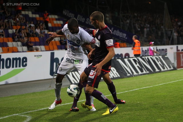 Austria Wien - Sturm Graz
Oesterreichische Fussball Bundesliga, 2. Runde,  FK Austria Wien - SK Sturm Graz, Franz-Horr-Stadion Wien, 28.07.2012. 

Foto zeigt Richard Sukuta-Pasu (Sturm)
