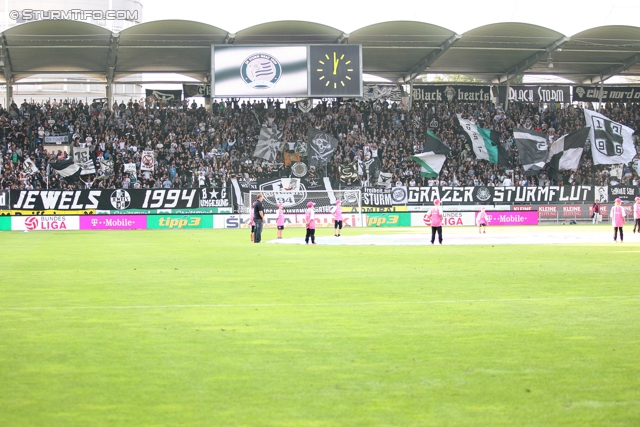 Sturm Graz - Wolfsberg
Oesterreichische Fussball Bundesliga, 4. Runde, SK Sturm Graz - Wolfsberger AC, Stadion Liebenau Graz, 11.08.2012. 

Foto zeigt  Fans von Sturm
