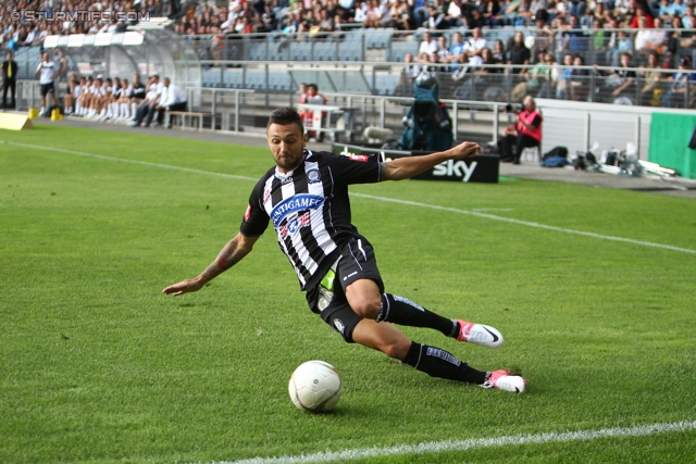 Sturm Graz - Wolfsberg
Oesterreichische Fussball Bundesliga, 4. Runde, SK Sturm Graz - Wolfsberger AC, Stadion Liebenau Graz, 11.08.2012. 

Foto zeigt Darko Bodul (Sturm)
