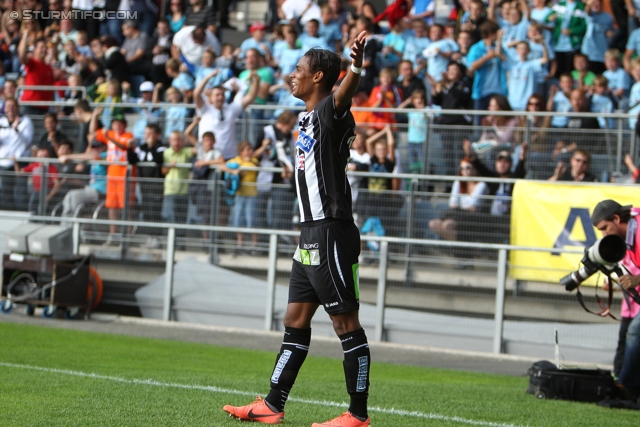 Sturm Graz - Wolfsberg
Oesterreichische Fussball Bundesliga, 4. Runde, SK Sturm Graz - Wolfsberger AC, Stadion Liebenau Graz, 11.08.2012. 

Foto zeigt Rubin Rafael Okotie (Sturm)
