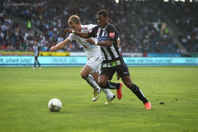 Sturm Graz - Wolfsberg
Oesterreichische Fussball Bundesliga, 4. Runde, SK Sturm Graz - Wolfsberger AC, Stadion Liebenau Graz, 11.08.2012. 

Foto zeigt Rubin Rafael Okotie (Sturm)
