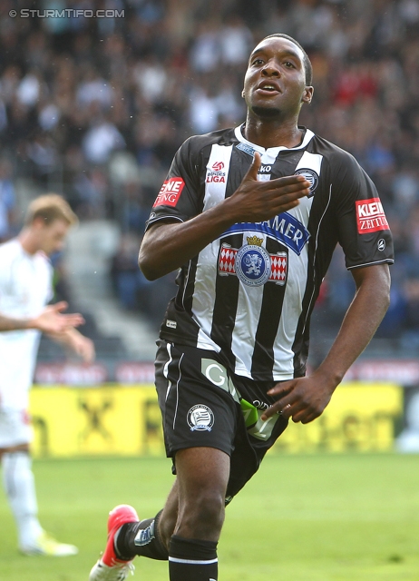 Sturm Graz - Wolfsberg
Oesterreichische Fussball Bundesliga, 4. Runde, SK Sturm Graz - Wolfsberger AC, Stadion Liebenau Graz, 11.08.2012. 

Foto zeigt Richard Sukuta-Pasu (Sturm)
