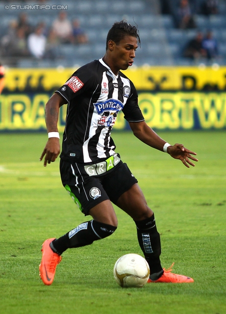 Sturm Graz - Wolfsberg
Oesterreichische Fussball Bundesliga, 4. Runde, SK Sturm Graz - Wolfsberger AC, Stadion Liebenau Graz, 11.08.2012. 

Foto zeigt Rubin Rafael Okotie (Sturm)
