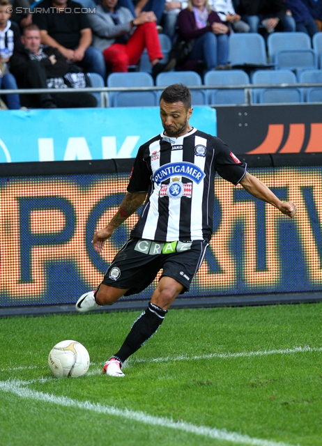 Sturm Graz - Wolfsberg
Oesterreichische Fussball Bundesliga, 4. Runde, SK Sturm Graz - Wolfsberger AC, Stadion Liebenau Graz, 11.08.2012. 

Foto zeigt Darko Bodul (Sturm)
