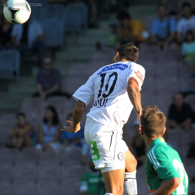 Rapid Wien - Sturm Graz
Oesterreichische Fussball Bundesliga, 5. Runde, SK Rapid Wien - SK Sturm Graz, Gerhard-Hanappi-Stadion Wien, 18.08.2012. 

Foto zeigt Darko Bodul (Sturm)
