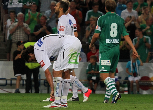 Rapid Wien - Sturm Graz
Oesterreichische Fussball Bundesliga, 5. Runde, SK Rapid Wien - SK Sturm Graz, Gerhard-Hanappi-Stadion Wien, 18.08.2012. 

Foto zeigt Imre Szabics (Sturm)
