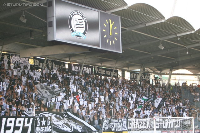 Sturm Graz - Admira Wacker
Oesterreichische Fussball Bundesliga, 6. Runde, SK Sturm Graz - FC Admira Wacker Moedling, Stadion Liebenau Graz, 25.08.2012. 

Foto zeigt Fans von Sturm
