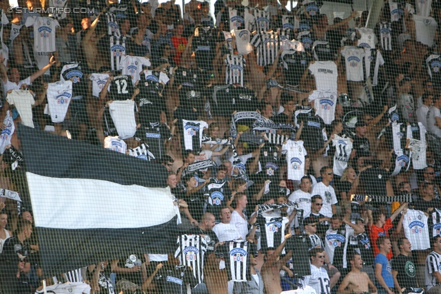 Sturm Graz - Admira Wacker
Oesterreichische Fussball Bundesliga, 6. Runde, SK Sturm Graz - FC Admira Wacker Moedling, Stadion Liebenau Graz, 25.08.2012. 

Foto zeigt Fans von Sturm
