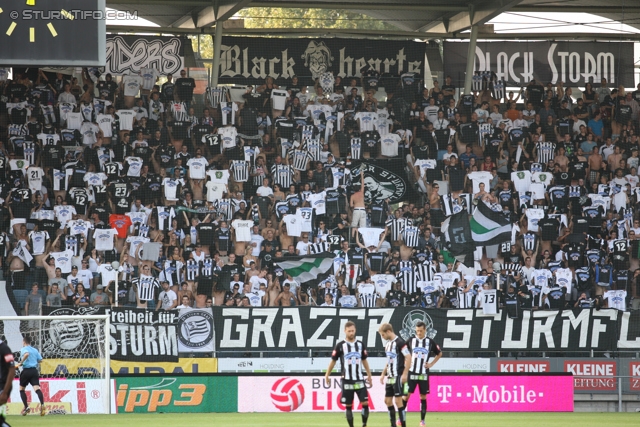 Sturm Graz - Admira Wacker
Oesterreichische Fussball Bundesliga, 6. Runde, SK Sturm Graz - FC Admira Wacker Moedling, Stadion Liebenau Graz, 25.08.2012. 

Foto zeigt Fans von Sturm
