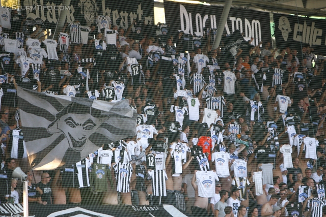 Sturm Graz - Admira Wacker
Oesterreichische Fussball Bundesliga, 6. Runde, SK Sturm Graz - FC Admira Wacker Moedling, Stadion Liebenau Graz, 25.08.2012. 

Foto zeigt Fans von Sturm
