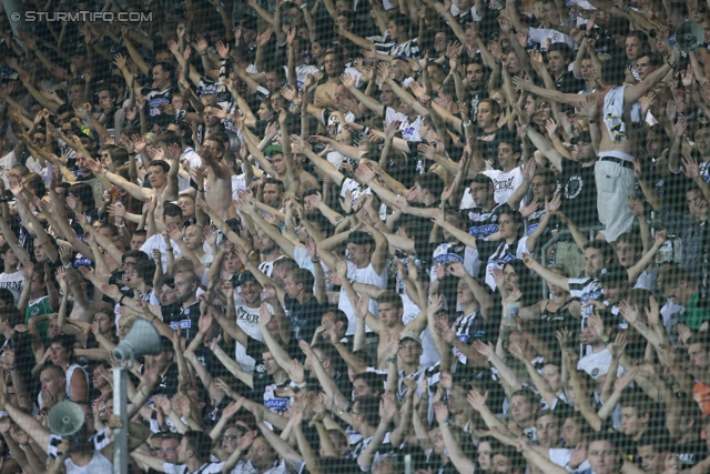 Sturm Graz - Admira Wacker
Oesterreichische Fussball Bundesliga, 6. Runde, SK Sturm Graz - FC Admira Wacker Moedling, Stadion Liebenau Graz, 25.08.2012. 

Foto zeigt Fans von Sturm
