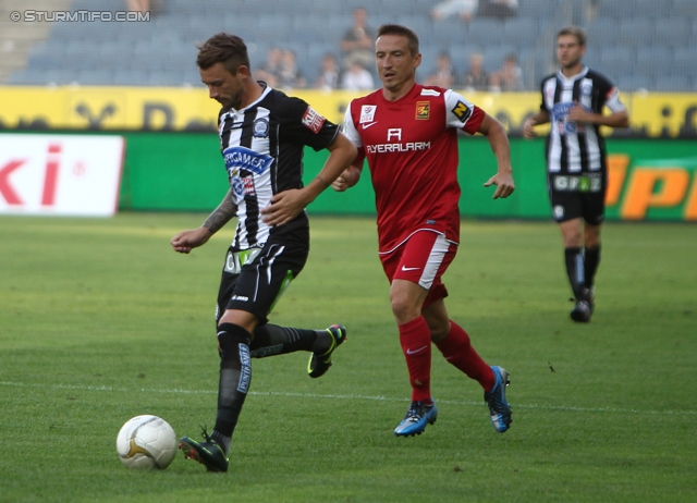 Sturm Graz - Admira Wacker
Oesterreichische Fussball Bundesliga, 6. Runde, SK Sturm Graz - FC Admira Wacker Moedling, Stadion Liebenau Graz, 25.08.2012. 

Foto zeigt Philipp Huetter (Sturm)
