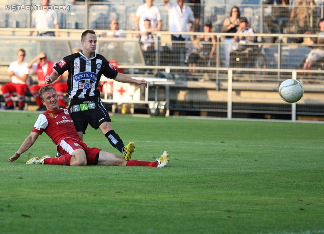 Sturm Graz - Admira Wacker
Oesterreichische Fussball Bundesliga, 6. Runde, SK Sturm Graz - FC Admira Wacker Moedling, Stadion Liebenau Graz, 25.08.2012. 

Foto zeigt Christian Klem (Sturm)
