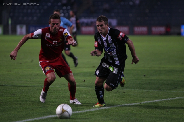 Sturm Graz - Admira Wacker
Oesterreichische Fussball Bundesliga, 6. Runde, SK Sturm Graz - FC Admira Wacker Moedling, Stadion Liebenau Graz, 25.08.2012. 

Foto zeigt Christoph Kroepfl (Sturm)
