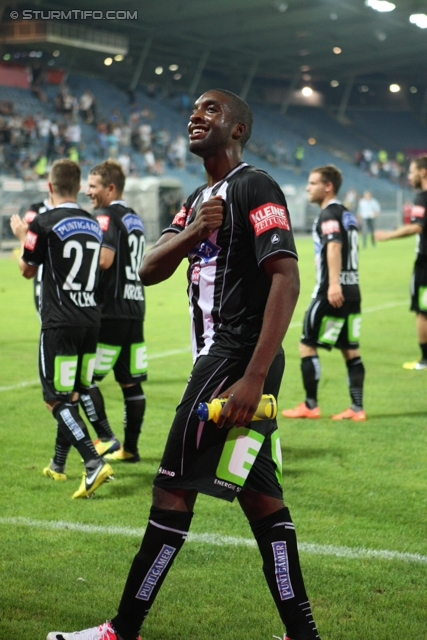 Sturm Graz - Admira Wacker
Oesterreichische Fussball Bundesliga, 6. Runde, SK Sturm Graz - FC Admira Wacker Moedling, Stadion Liebenau Graz, 25.08.2012. 

Foto zeigt Richard Sukuta-Pasu (Sturm)
