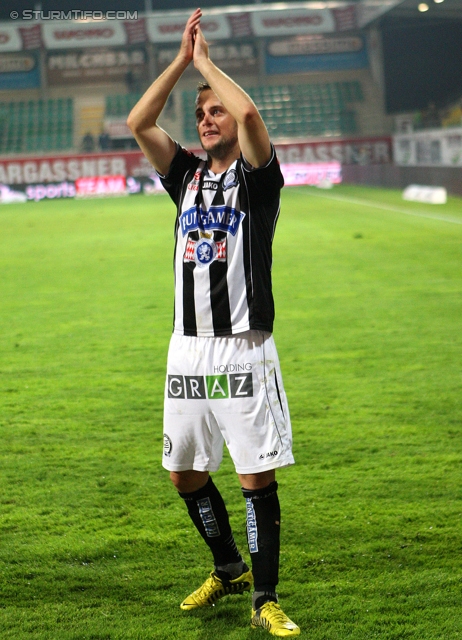 Ried - Sturm Graz
Oesterreichische Fussball Bundesliga, 7. Runde, SV Ried - SK Sturm Graz, Arena Ried, 01.09.2012. 

Foto zeigt Christian Klem (Sturm)
