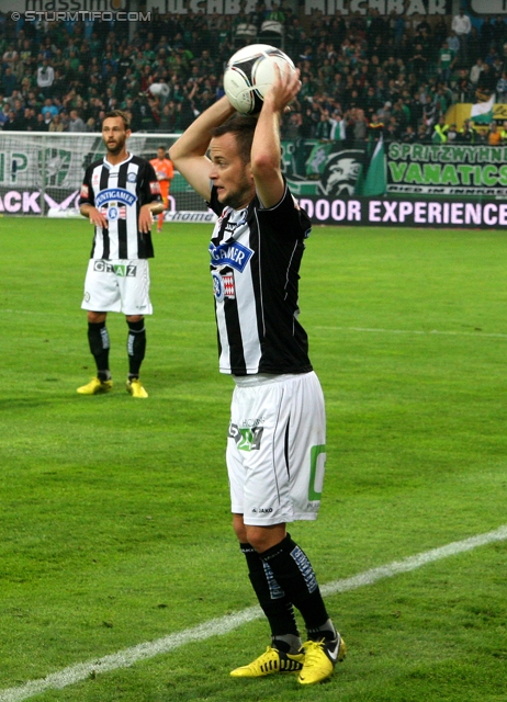 Ried - Sturm Graz
Oesterreichische Fussball Bundesliga, 7. Runde, SV Ried - SK Sturm Graz, Arena Ried, 01.09.2012. 

Foto zeigt Christian Klem (Sturm)
