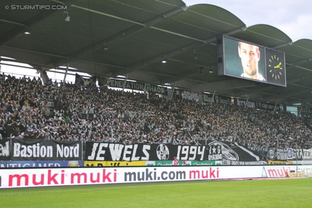 Sturm Graz - Innsbruck
Oesterreichische Fussball Bundesliga, 8. Runde, SK Sturm Graz - FC Wacker Innsbruck, Stadion Liebenau Graz, 15.09.2012. 

Foto zeigt Fans von Sturm
