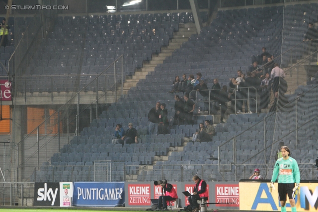 Sturm Graz - Innsbruck
Oesterreichische Fussball Bundesliga, 8. Runde, SK Sturm Graz - FC Wacker Innsbruck, Stadion Liebenau Graz, 15.09.2012. 

Foto zeigt Fans von Wacker Innsbruck
