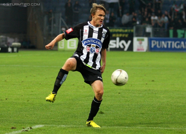 Sturm Graz - Innsbruck
Oesterreichische Fussball Bundesliga, 8. Runde, SK Sturm Graz - FC Wacker Innsbruck, Stadion Liebenau Graz, 15.09.2012. 

Foto zeigt Andreas Hoelzl (Sturm)
