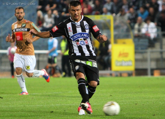 Sturm Graz - Innsbruck
Oesterreichische Fussball Bundesliga, 8. Runde, SK Sturm Graz - FC Wacker Innsbruck, Stadion Liebenau Graz, 15.09.2012. 

Foto zeigt Milan Dudic (Sturm)
