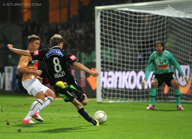 Sturm Graz - Innsbruck
Oesterreichische Fussball Bundesliga, 8. Runde, SK Sturm Graz - FC Wacker Innsbruck, Stadion Liebenau Graz, 15.09.2012. 

Foto zeigt Andreas Hoelzl (Sturm)
