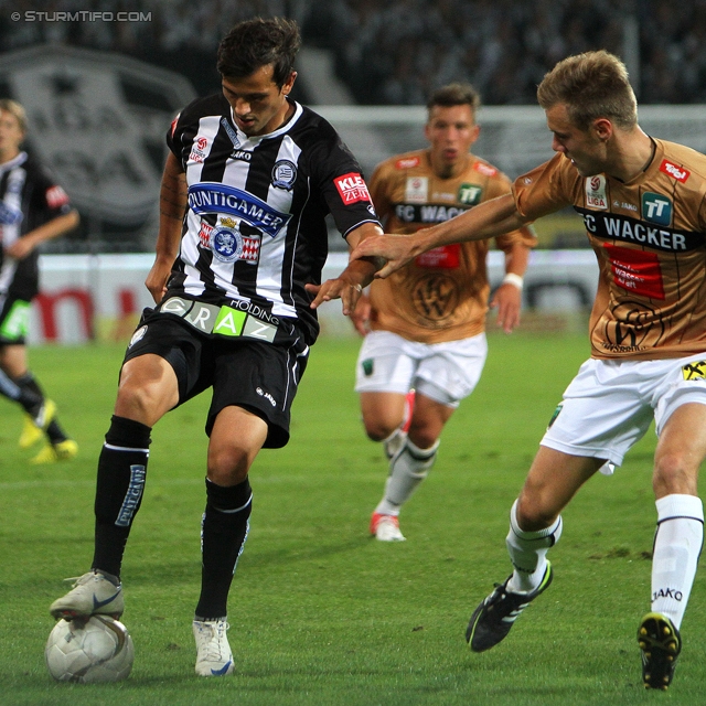 Sturm Graz - Innsbruck
Oesterreichische Fussball Bundesliga, 8. Runde, SK Sturm Graz - FC Wacker Innsbruck, Stadion Liebenau Graz, 15.09.2012. 

Foto zeigt Haris Bukva (Sturm)
