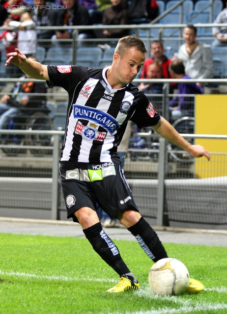 Sturm Graz - Innsbruck
Oesterreichische Fussball Bundesliga, 8. Runde, SK Sturm Graz - FC Wacker Innsbruck, Stadion Liebenau Graz, 15.09.2012. 

Foto zeigt Christian Klem (Sturm)
