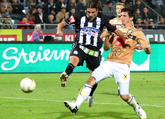 Sturm Graz - Innsbruck
Oesterreichische Fussball Bundesliga, 8. Runde, SK Sturm Graz - FC Wacker Innsbruck, Stadion Liebenau Graz, 15.09.2012. 

Foto zeigt Imre Szabics (Sturm)
Schlüsselwörter: tor