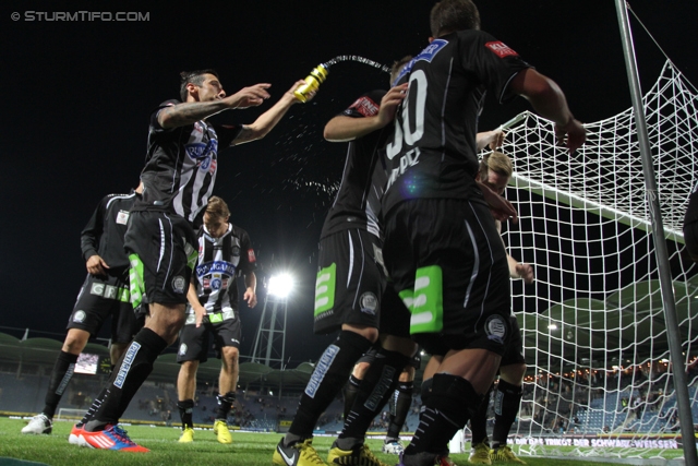 Sturm Graz - Innsbruck
Oesterreichische Fussball Bundesliga, 8. Runde, SK Sturm Graz - FC Wacker Innsbruck, Stadion Liebenau Graz, 15.09.2012. 

Foto zeigt die Mannschaft von Sturm
