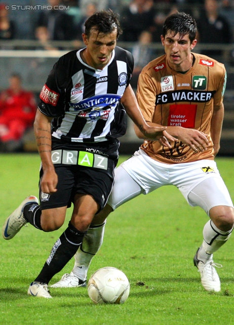 Sturm Graz - Innsbruck
Oesterreichische Fussball Bundesliga, 8. Runde, SK Sturm Graz - FC Wacker Innsbruck, Stadion Liebenau Graz, 15.09.2012. 

Foto zeigt Haris Bukva (Sturm)
