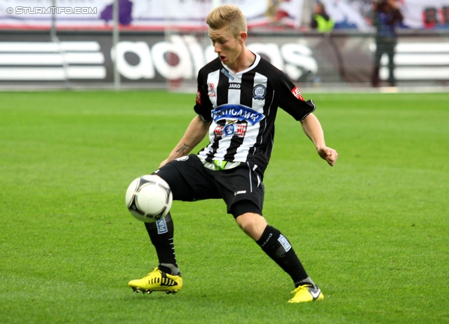 Salzburg - Sturm Graz
Oesterreichische Fussball Bundesliga, 10. Runde,  RB Salzburg - SK Sturm Graz, Stadion Wals-Siezenheim, 30.09.2012. 

Foto zeigt Florian Kainz (Sturm)
