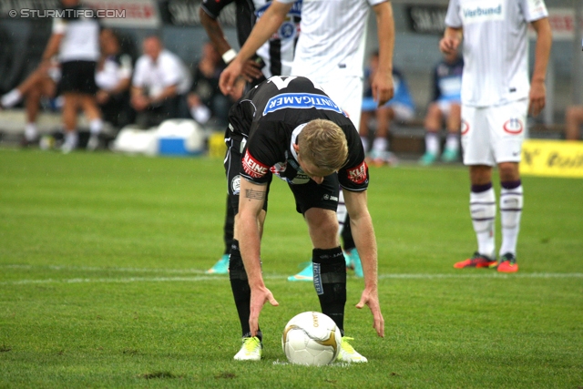 Sturm Graz - Austria Wien
Oesterreichische Fussball Bundesliga, 11. Runde, SK Sturm Graz - FK Austria Wien, Stadion Liebenau Graz, 07.10.2012. 

Foto zeigt Florian Kainz (Sturm)
Schlüsselwörter: elfmeter