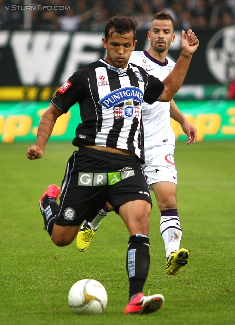 Sturm Graz - Austria Wien
Oesterreichische Fussball Bundesliga, 11. Runde, SK Sturm Graz - FK Austria Wien, Stadion Liebenau Graz, 07.10.2012. 

Foto zeigt Haris Bukva (Sturm)
