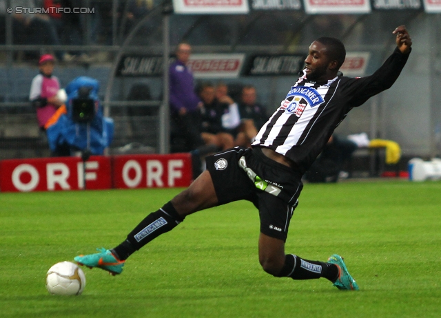 Sturm Graz - Austria Wien
Oesterreichische Fussball Bundesliga, 11. Runde, SK Sturm Graz - FK Austria Wien, Stadion Liebenau Graz, 07.10.2012. 

Foto zeigt Richard Sukuta-Pasu (Sturm)
