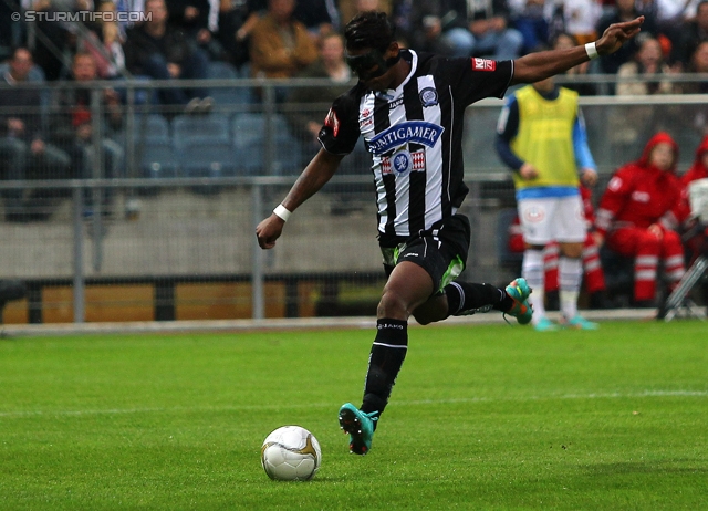 Sturm Graz - Austria Wien
Oesterreichische Fussball Bundesliga, 11. Runde, SK Sturm Graz - FK Austria Wien, Stadion Liebenau Graz, 07.10.2012. 

Foto zeigt Rubin Rafael Okotie (Sturm)
