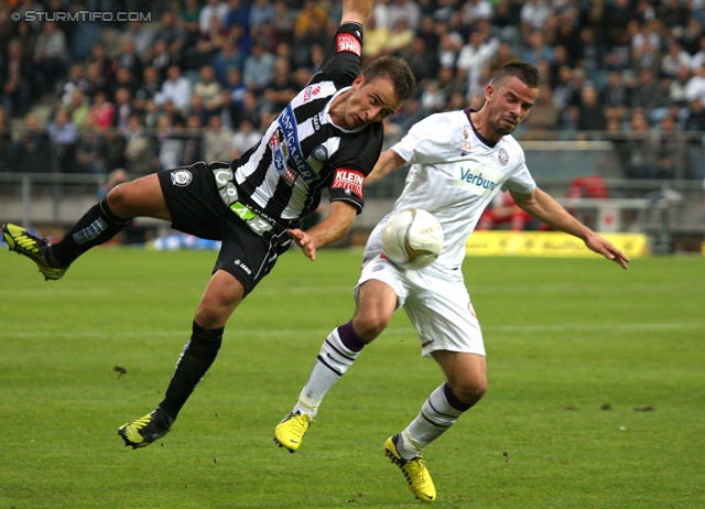 Sturm Graz - Austria Wien
Oesterreichische Fussball Bundesliga, 11. Runde, SK Sturm Graz - FK Austria Wien, Stadion Liebenau Graz, 07.10.2012. 

Foto zeigt Tobias Kainz (Sturm)
