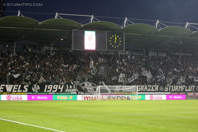 Sturm Graz - Mattersburg
Oesterreichische Fussball Bundesliga, 12. Runde, SK Sturm Graz - SV Mattersburg, Stadion Liebenau Graz, 20.10.2012. 

Foto zeigt Fans von Sturm
