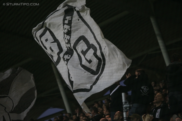 Sturm Graz - Mattersburg
Oesterreichische Fussball Bundesliga, 12. Runde, SK Sturm Graz - SV Mattersburg, Stadion Liebenau Graz, 20.10.2012. 

Foto zeigt Fans von Sturm
