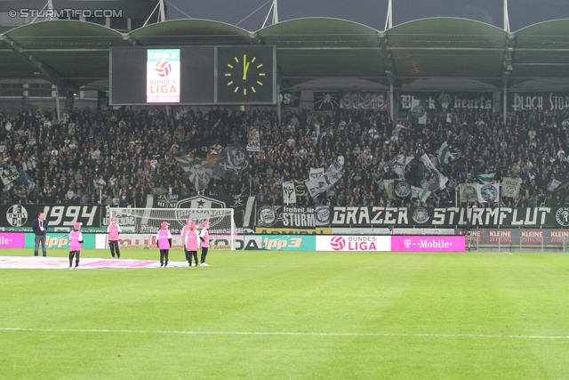 Sturm Graz - Mattersburg
Oesterreichische Fussball Bundesliga, 12. Runde, SK Sturm Graz - SV Mattersburg, Stadion Liebenau Graz, 20.10.2012. 

Foto zeigt Fans von Sturm
