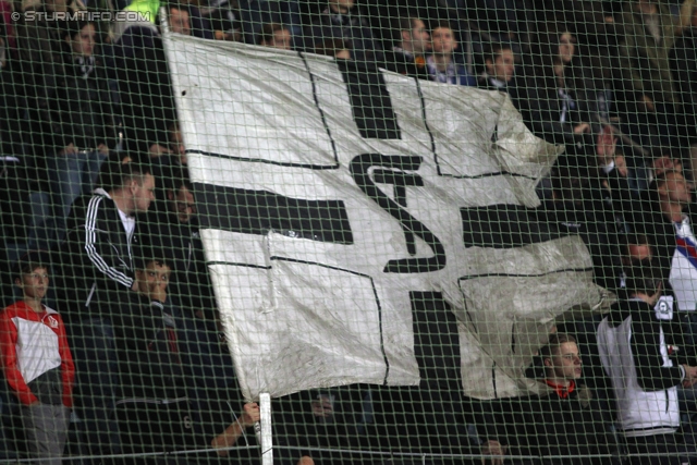 Sturm Graz - Mattersburg
Oesterreichische Fussball Bundesliga, 12. Runde, SK Sturm Graz - SV Mattersburg, Stadion Liebenau Graz, 20.10.2012. 

Foto zeigt Fans von Sturm
