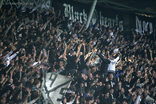 Sturm Graz - Mattersburg
Oesterreichische Fussball Bundesliga, 12. Runde, SK Sturm Graz - SV Mattersburg, Stadion Liebenau Graz, 20.10.2012. 

Foto zeigt Fans von Sturm
