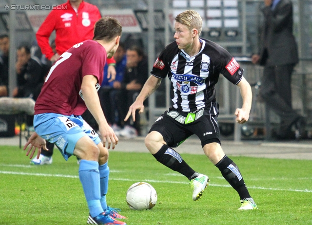 Sturm Graz - Mattersburg
Oesterreichische Fussball Bundesliga, 12. Runde, SK Sturm Graz - SV Mattersburg, Stadion Liebenau Graz, 20.10.2012. 

Foto zeigt Florian Kainz (Sturm)
