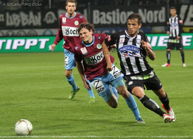 Sturm Graz - Mattersburg
Oesterreichische Fussball Bundesliga, 12. Runde, SK Sturm Graz - SV Mattersburg, Stadion Liebenau Graz, 20.10.2012. 

Foto zeigt Haris Bukva (Sturm)
